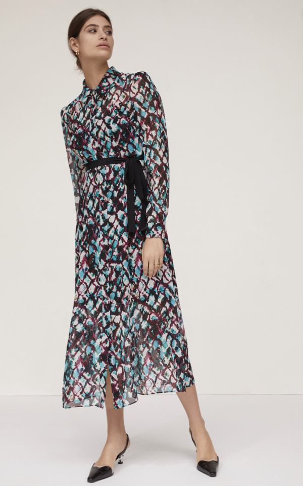 Saloni Vanessa Dress - AMRITA/BLACK 