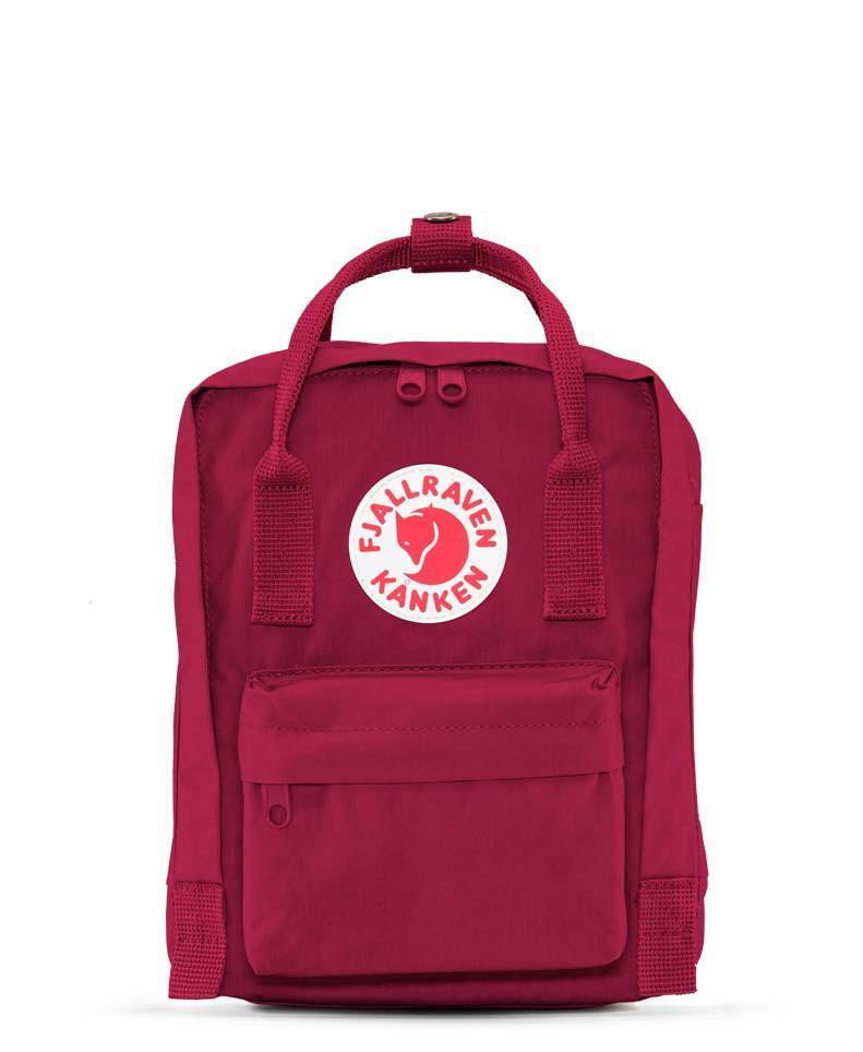 kanken mini plum