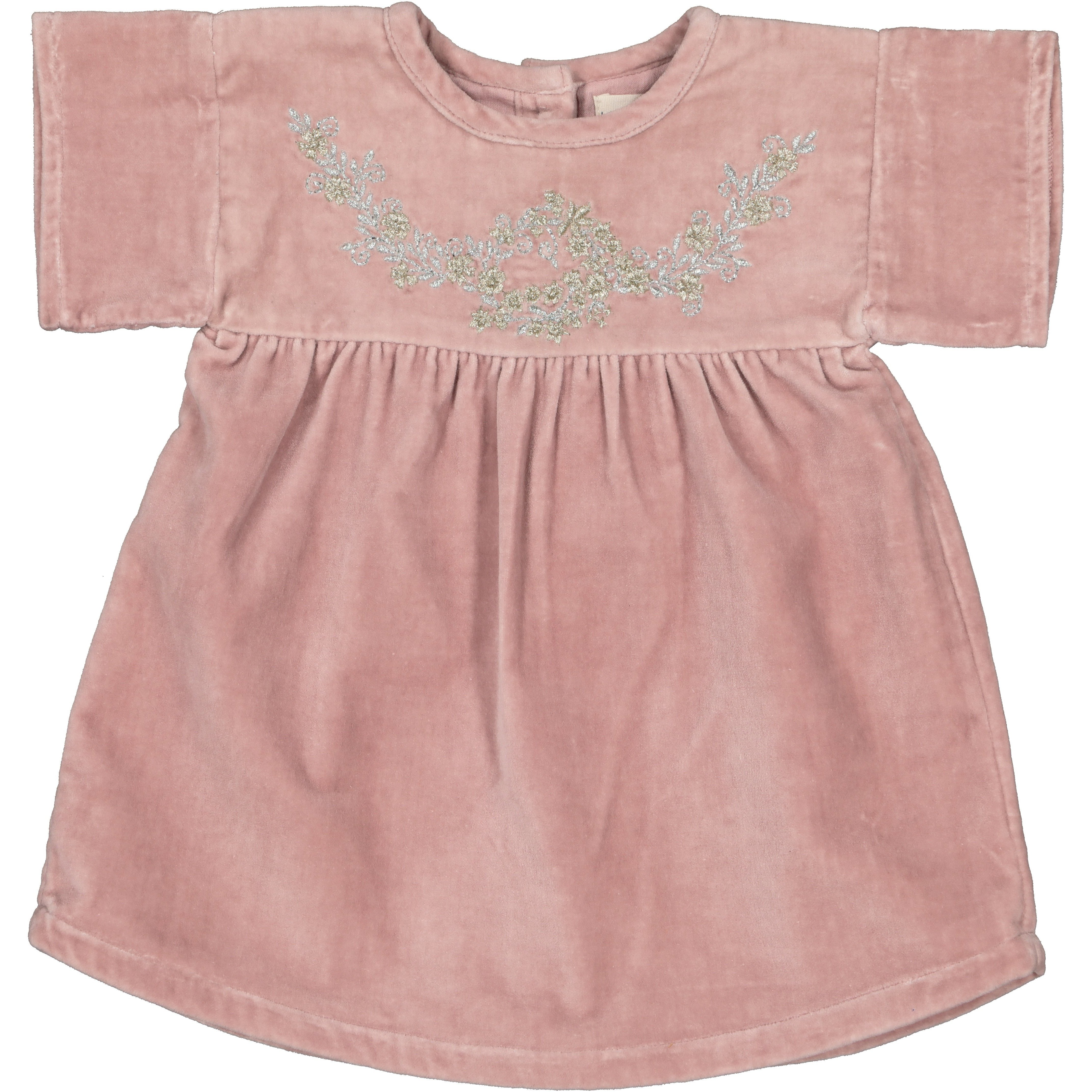 louis louise baby molinette velvet dress pink | Garmentory