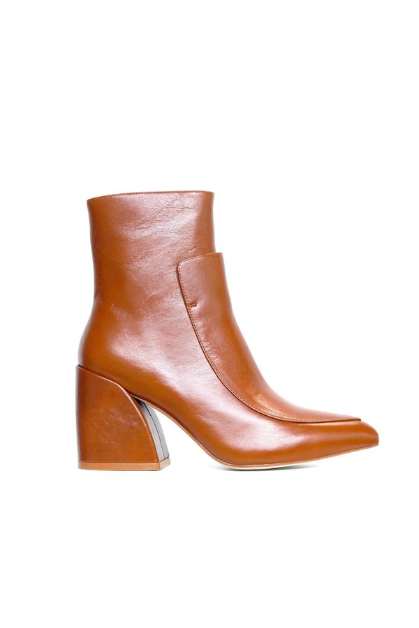 Jeffrey Campbell Bentlee Calf Leather Boot Brown on Garmentory Jeffrey Campbell Bentlee Calf Leather Boot Brown on Garmentory