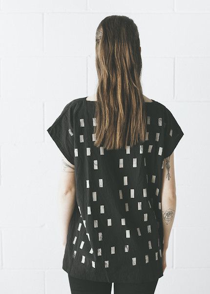 Uzi - Tunic in Black Disko Uzi - Tunic in Black Disko