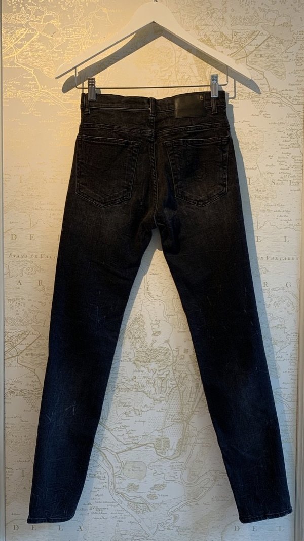 R13 High Rise Skinny Jeans - Black Marble R13 High Rise Skinny Jeans - Black Marble