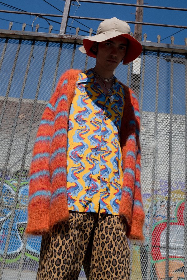 Marni Reversible Wide Brim Bucket Hat - Orange Marni Reversible Wide Brim Bucket Hat - Orange