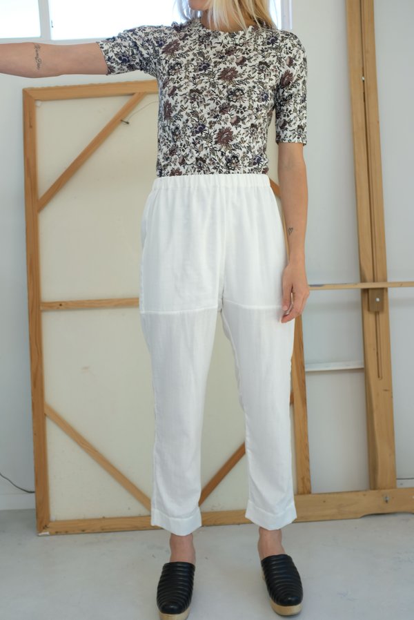 Beklina Basic Pant - White Beklina Basic Pant - White