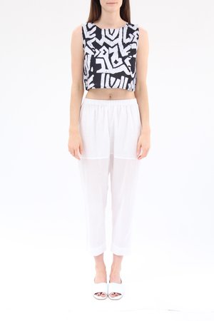 Beklina Basic Pant - White Beklina Basic Pant - White