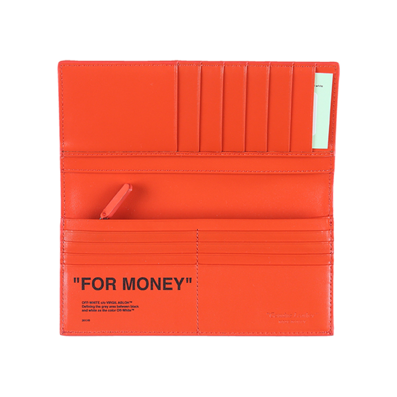Off-White Quote Yen Wallet - Orange | Garmentory 