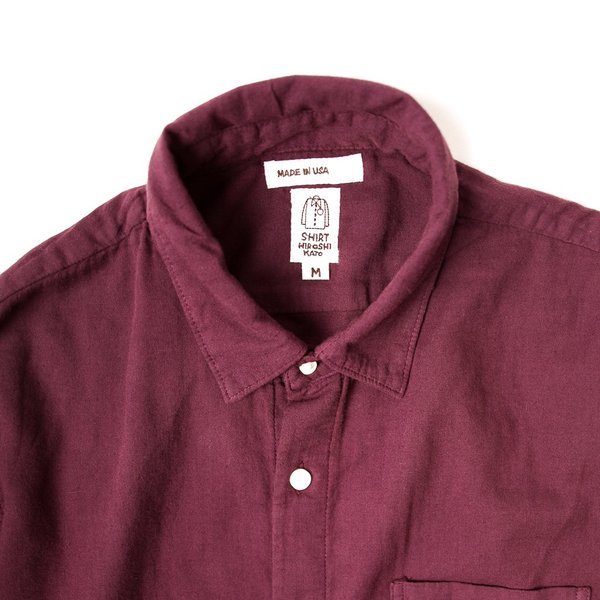 KATO The Ripper Gauze Shirt - Bordeaux KATO The Ripper Gauze Shirt - Bordeaux
