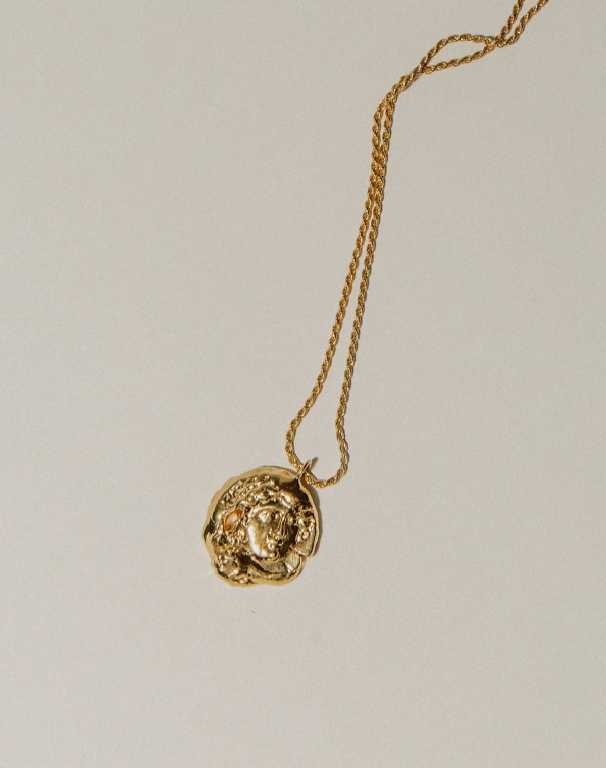 Pamela Card Birth of Venus Necklace - 24k Gold Vermeil - Image 1 of 4