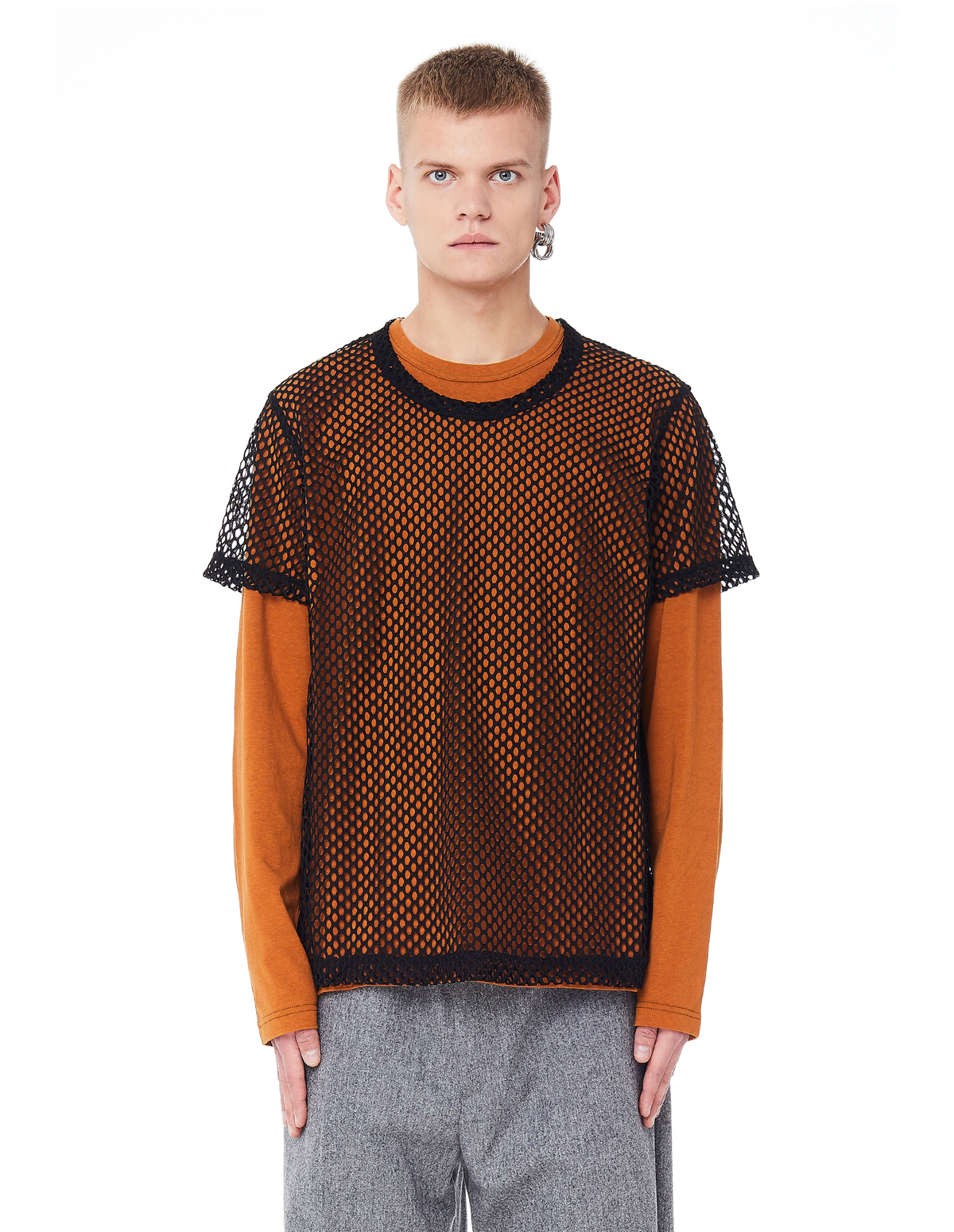 トップス COMME des GARCONS HOMME PLUS Curve Shirt Comme des Garçons Homme Plus T-Shirt | Black | SVD USA