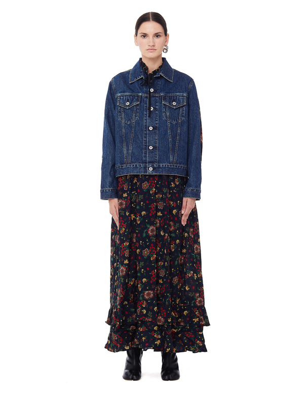 white christmas dresses Coated Denim Mini Skirt – Antonioli.eu main image 0