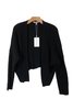 Autumn Cashmere Shaker Cardigan - Black - Thumbnail 1