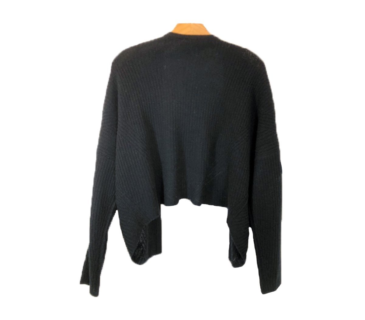 Autumn Cashmere Shaker Cardigan - Black - Image 2 of 2