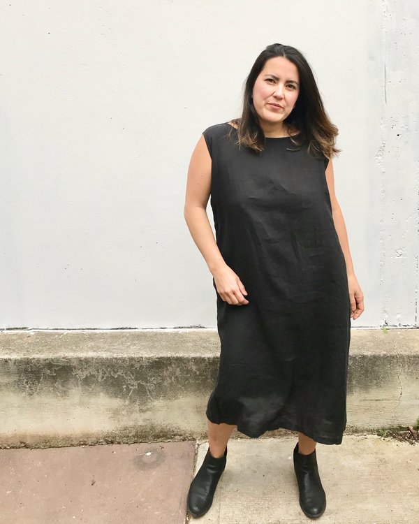 Metta Melbourne Anna Linen Dress - Black Metta Melbourne Anna Linen Dress - Black