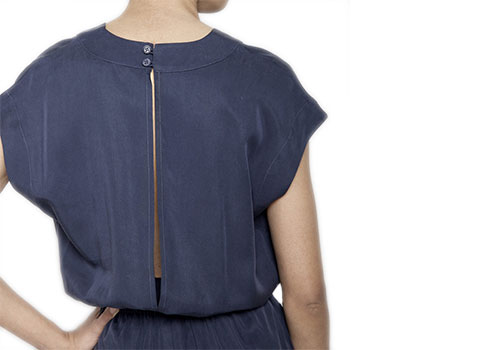 7115 BY SZEKI V-NECK NAVY JUMPSUIT 7115 BY SZEKI V-NECK NAVY JUMPSUIT