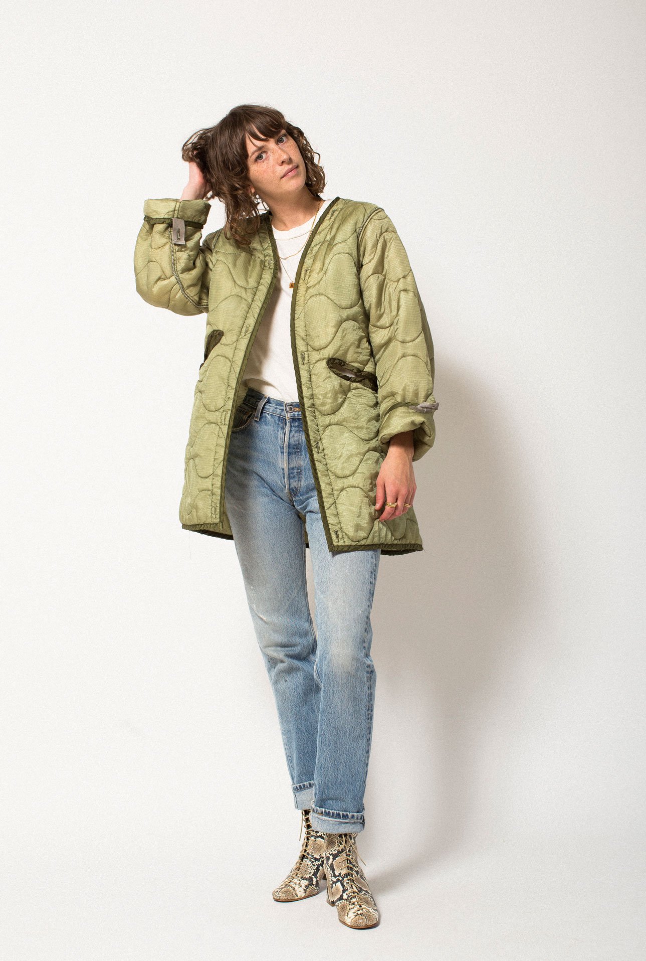 Vintage Preservation Quilted Liner Jackets Military Garmentory