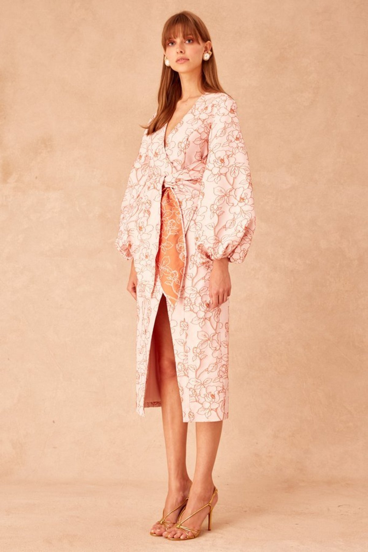 Keepsake Entrance Midi Dress - Pink | Garmentory Keepsake Entrance Midi Dress - Pink | Garmentory