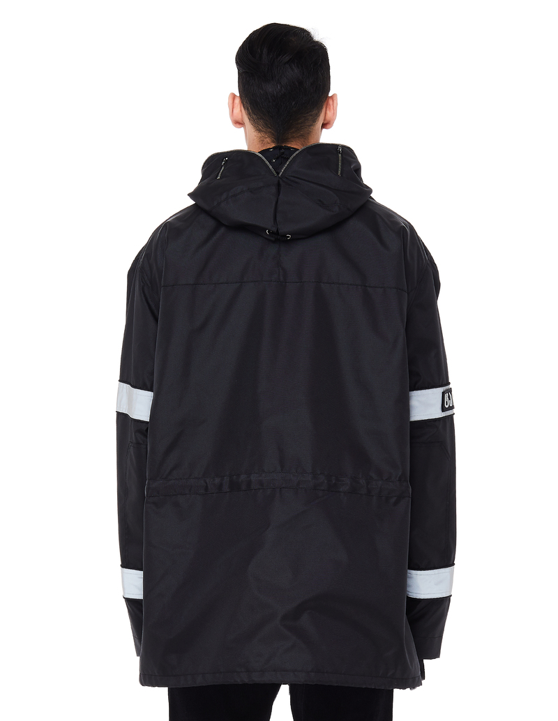 ジャケット・アウター VETEMENTS 19SS Black Mask Hooded Parka Vetements Black Mask Hood Parka - Black | Garmentory