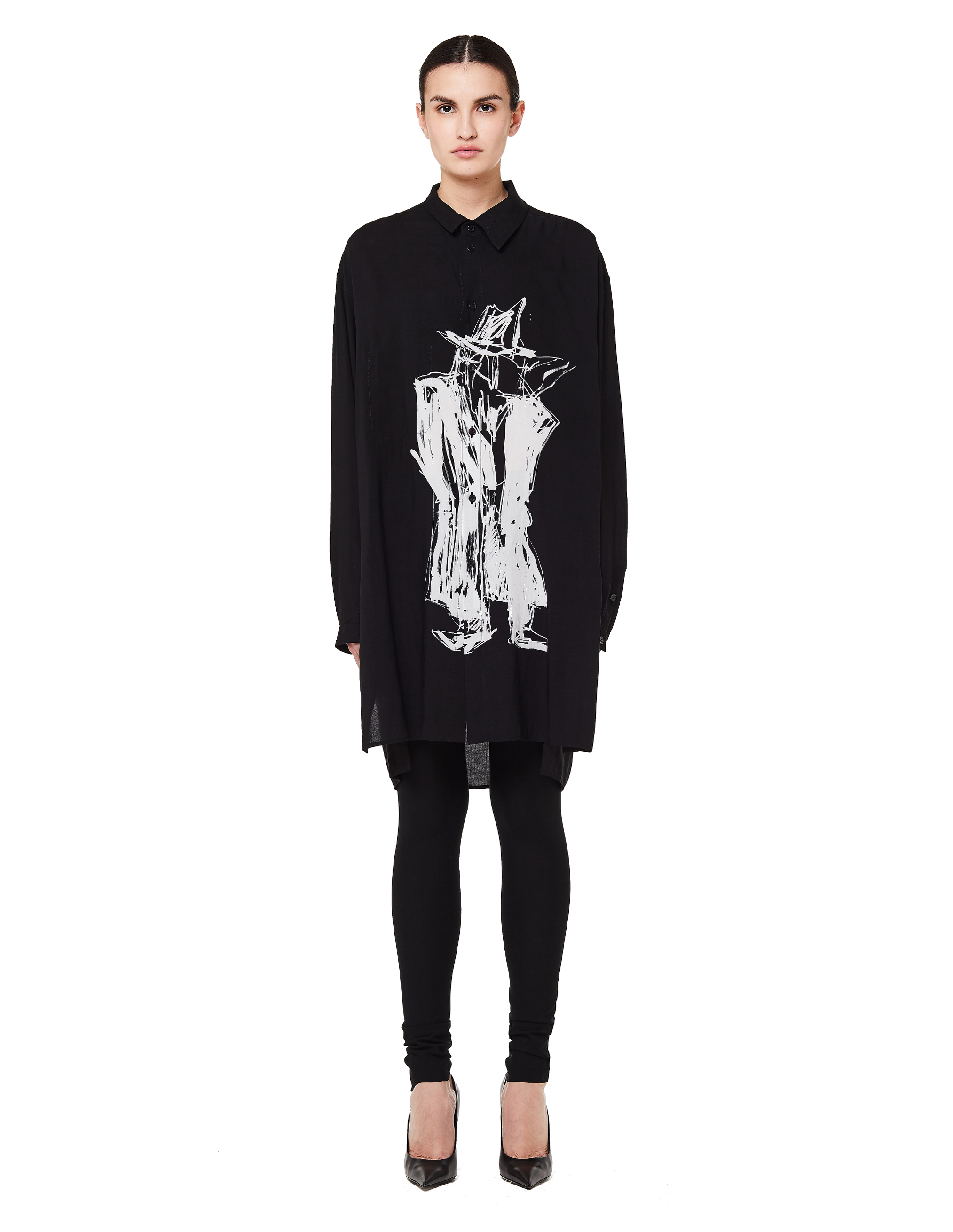 【mmmi様】極美品！L’appartement Long Shirt X221SH188LF746-Regular-Collar-