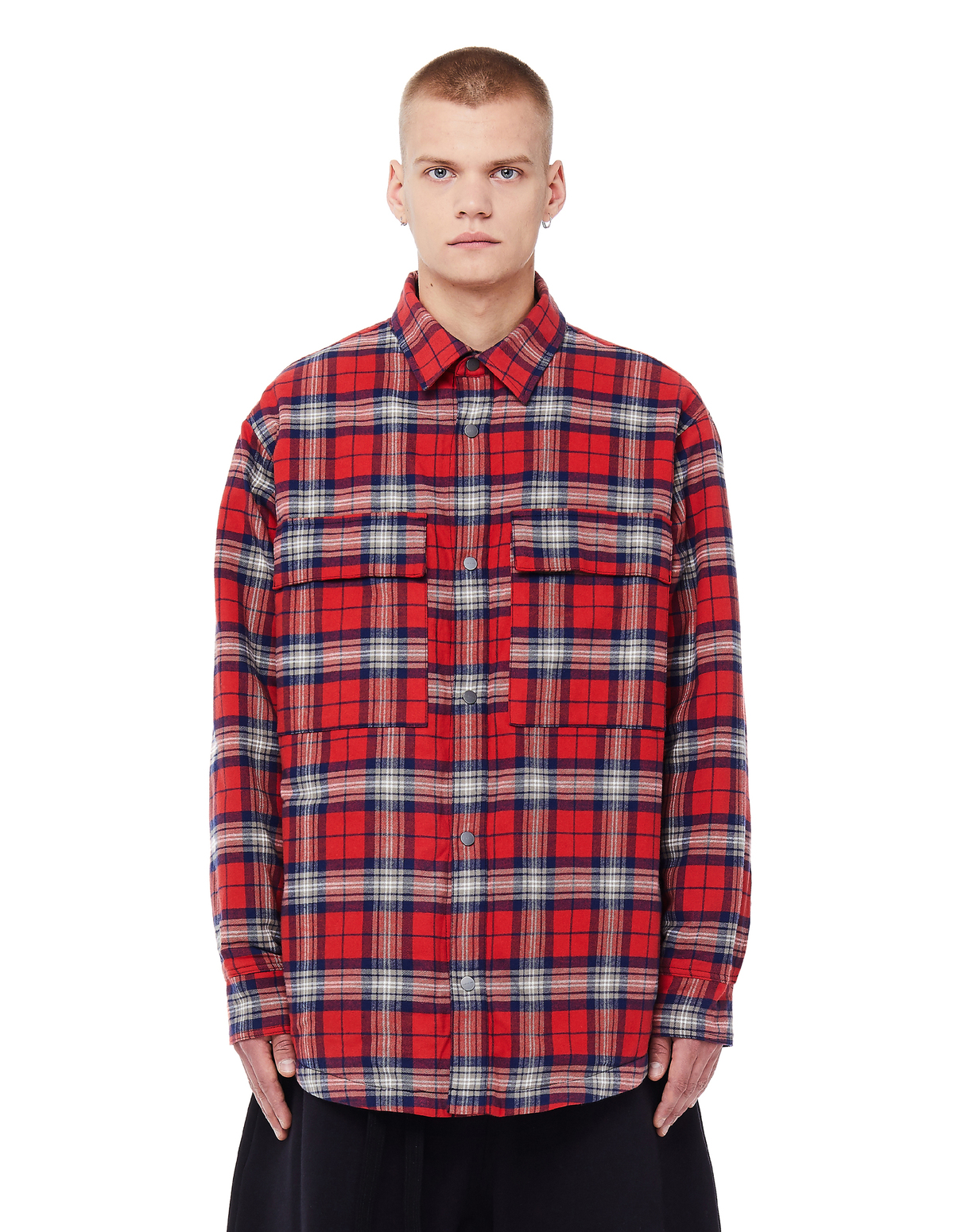 シャツ fear of god 6th flannel shirt jacket Fear of God Shirt Jacket with Quilted Lining | Garmentory
