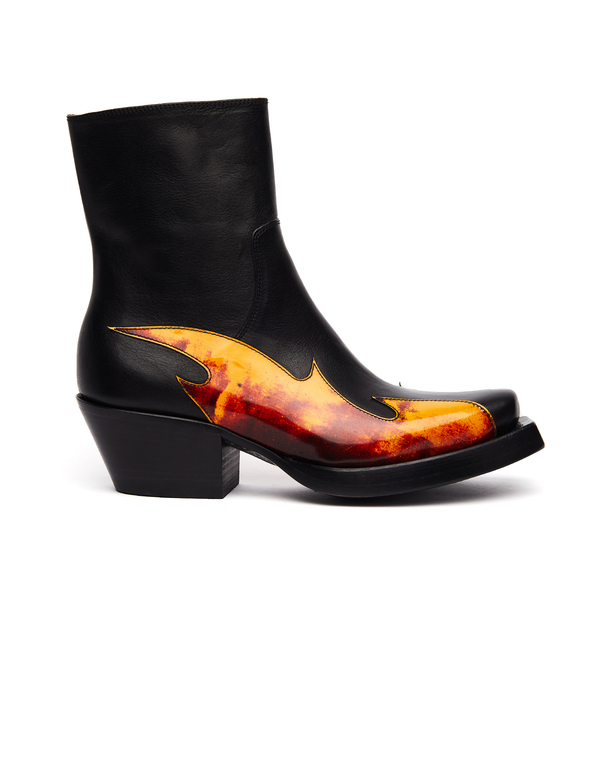 vetements flame boots