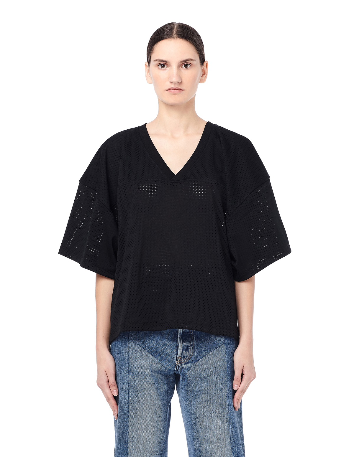 Fear of God Black Mesh Football Jersey | Garmentory