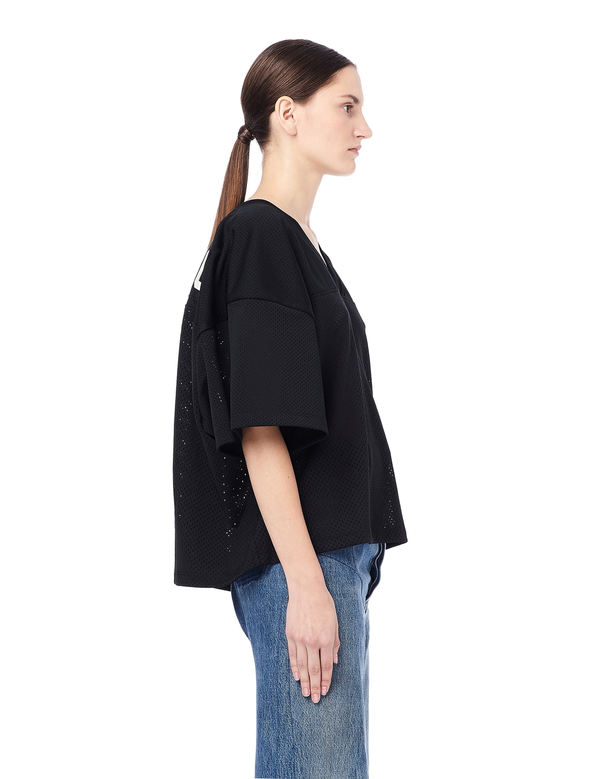Fear of God Black Mesh Football Jersey | Garmentory