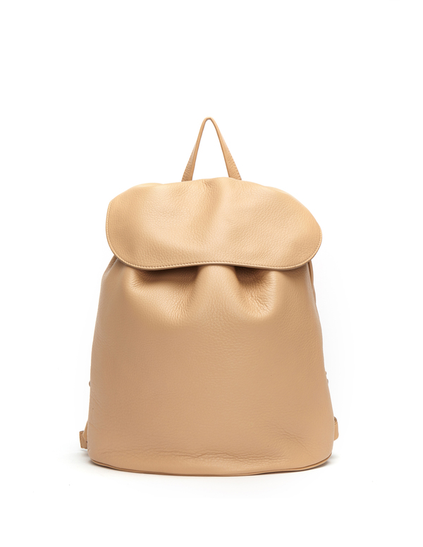 The Row Knapsack Leather Backpack Beige Garmentory
