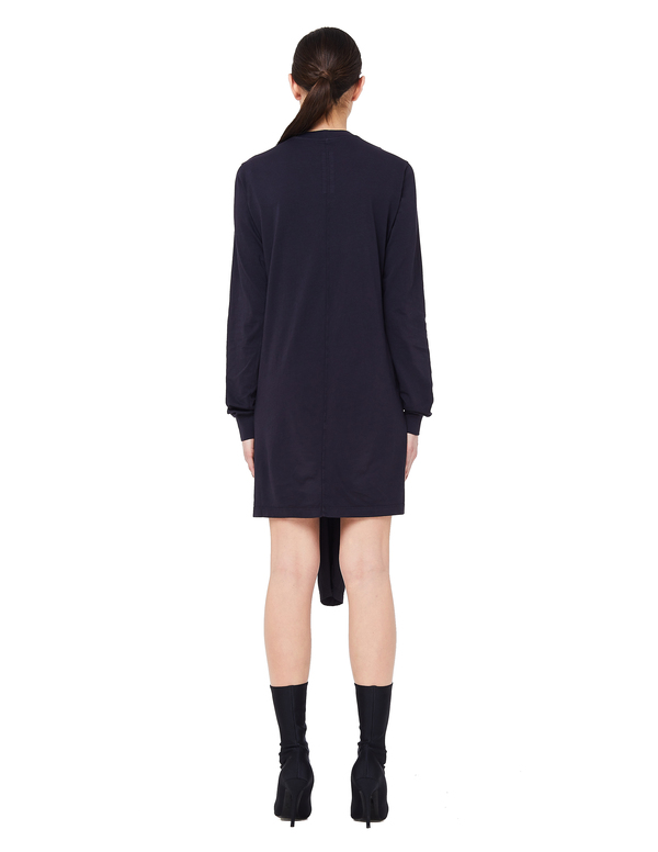 Rick Owens DRKSHDW Cotton Asymmetric Dress - Indigo | Garmentory