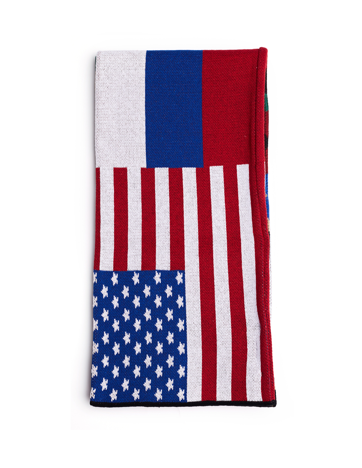 Gosha Rubchinskiy Flags Cotton Mix Scarf - Multicolor | Garmentory