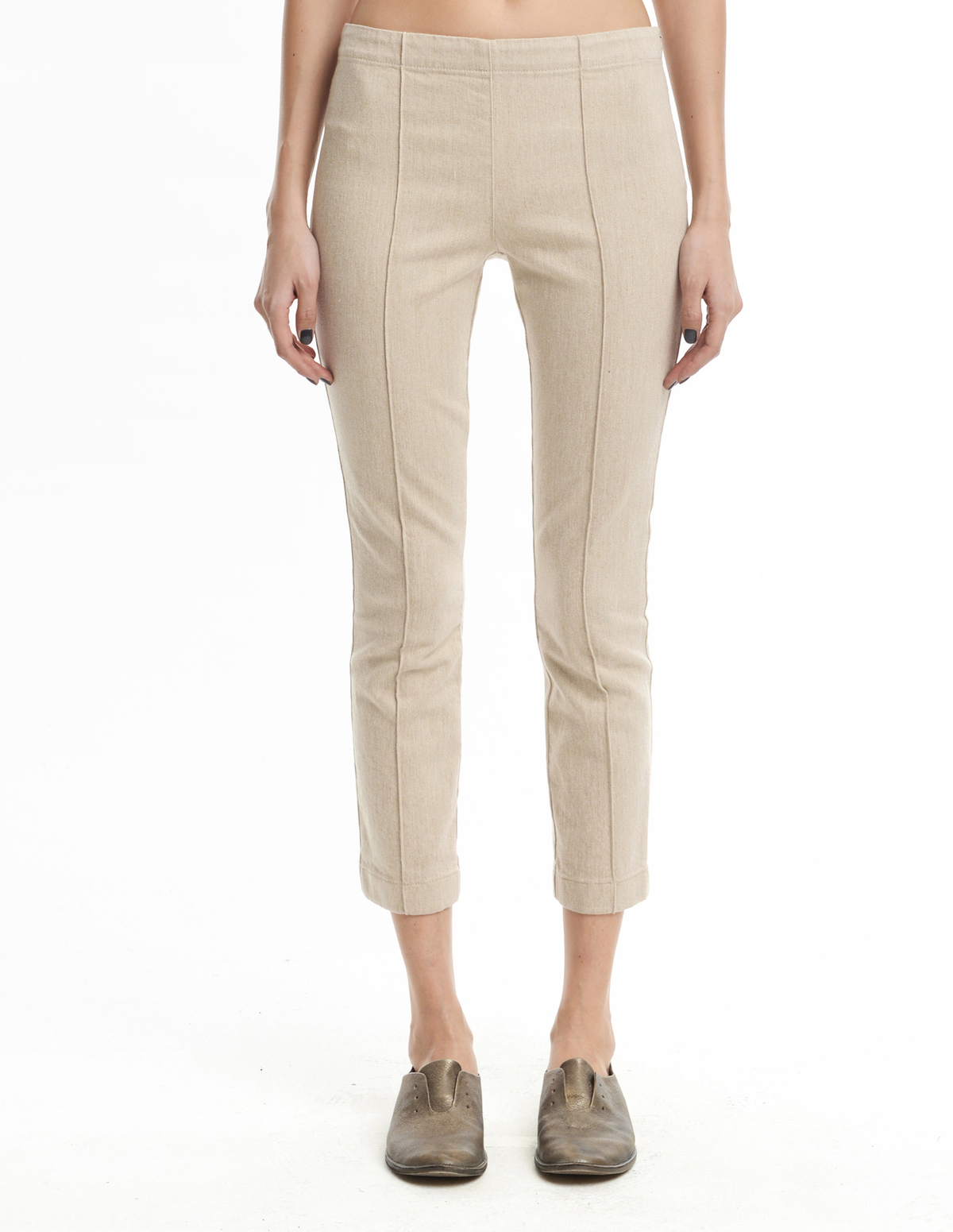The Row Beige Cotton Trousers - Image 1 of 3