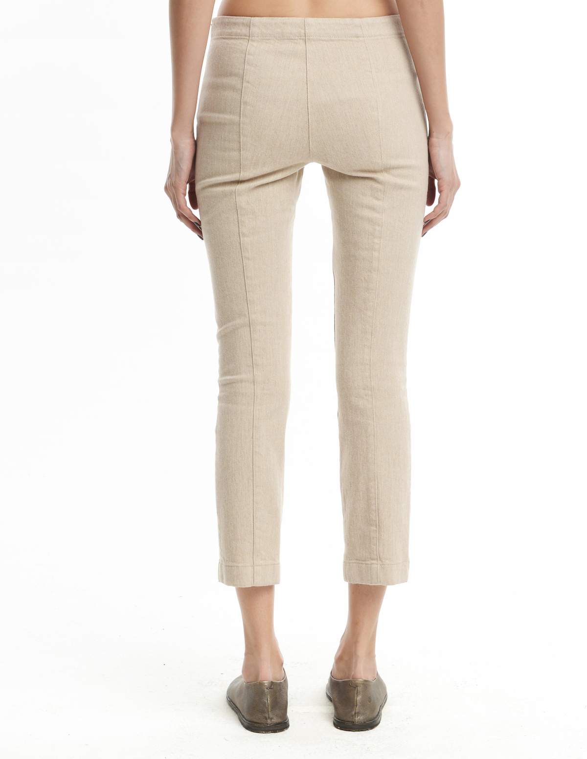 The Row Beige Cotton Trousers - Image 3 of 3