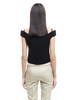 Simone Rocha Embroidered Cold Shoulders Tailored Top - Thumbnail 3
