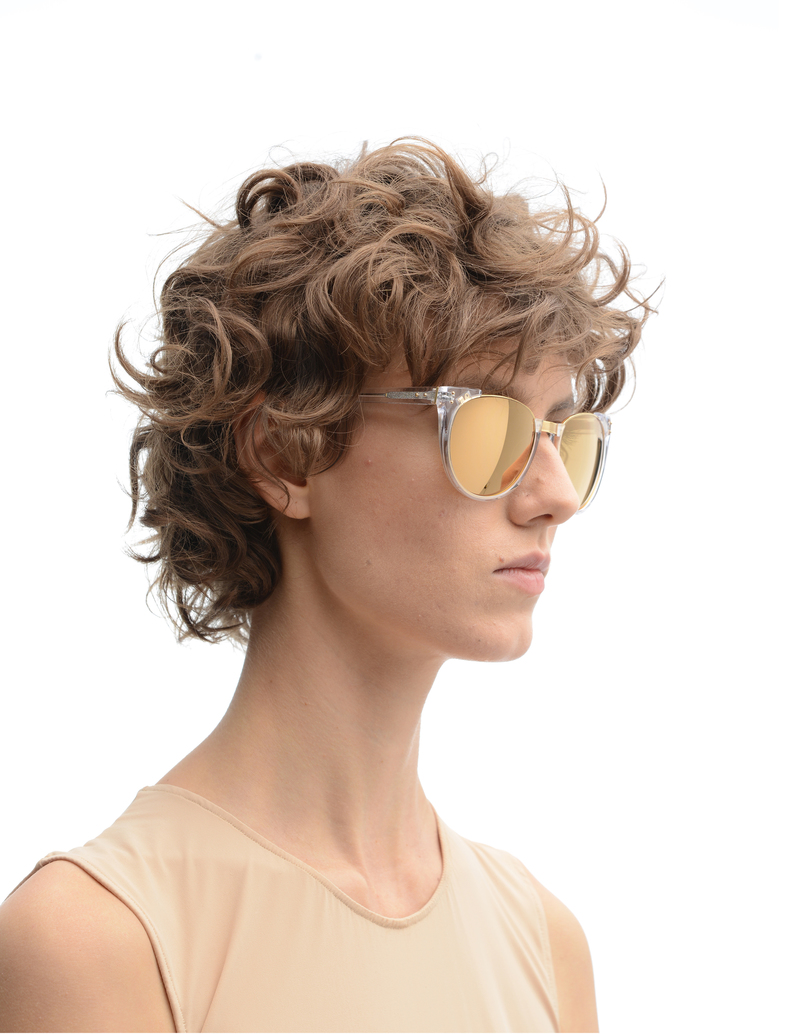 LINDA FARROW サングラス グレー アン・ドゥムルメステール LINDA