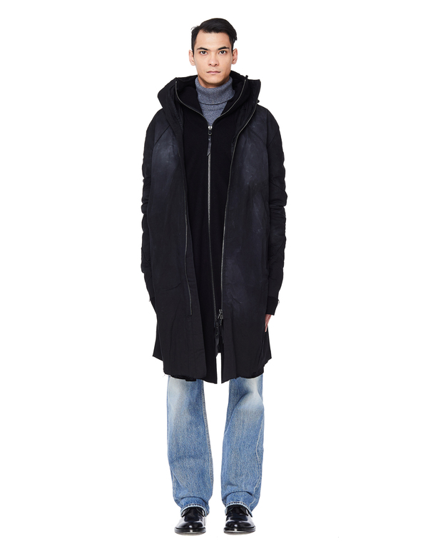 Leon Emanuel Blanck Parka Coat - Black Leon Emanuel Blanck Parka Coat - Black