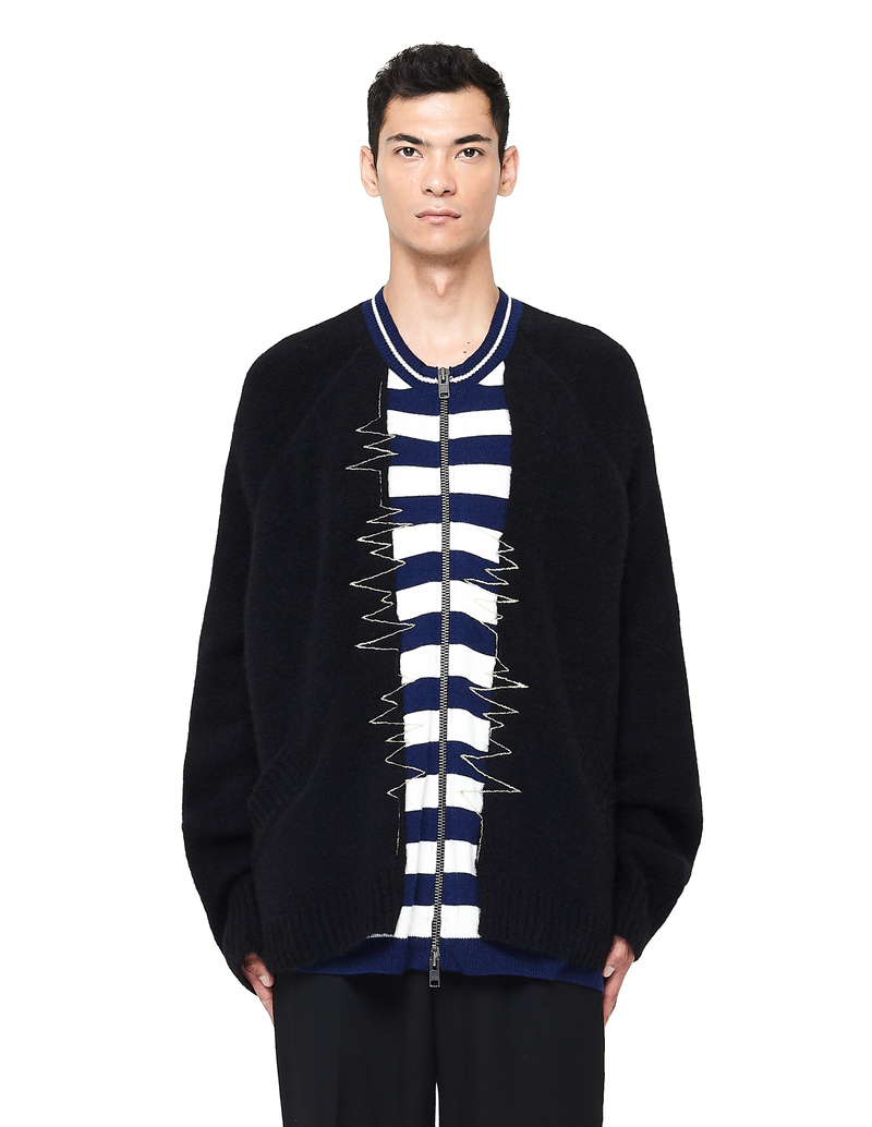 HAIDER ACKERMAN ジップアップニット HAIDER ACKERMAN ジップアップニット