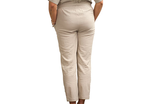 7115 BY SZEKI MID-SLEEVES JUMPSUIT - BEIGE 7115 BY SZEKI MID-SLEEVES JUMPSUIT - BEIGE