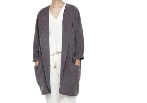 7115 BY SZEKI SPRING DUSTER - BRICK BROWN 7115 BY SZEKI SPRING DUSTER - BRICK BROWN