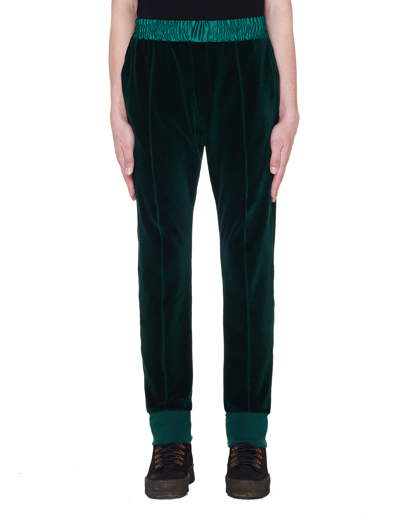 Haider Ackermann Velvet Trousers - Green | Garmentory