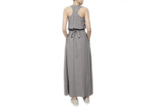 7115 BY SZEKI RACERBACK MAXI DRESS - GREY 7115 BY SZEKI RACERBACK MAXI DRESS - GREY