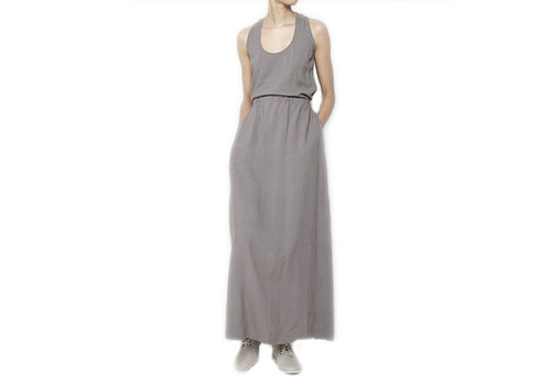 7115 BY SZEKI RACERBACK MAXI DRESS - GREY 7115 BY SZEKI RACERBACK MAXI DRESS - GREY
