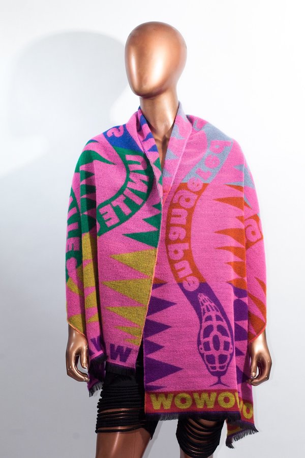 Walter Van Beirendonck Snake Double Scarf | Garmentory