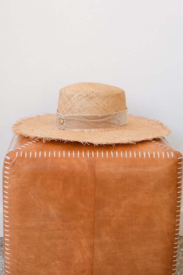 Lack of Color Aruba Fray Boater Hat - Natural | Garmentory