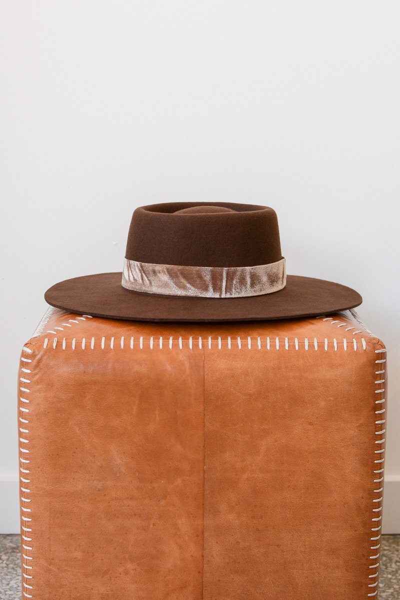 Lack of Color Juno Boater Hat - Brown | Garmentory display picture 3