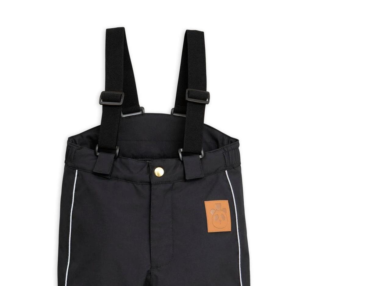 Kids Mini Rodini K2 Winter Trousers - Black | Garmentory