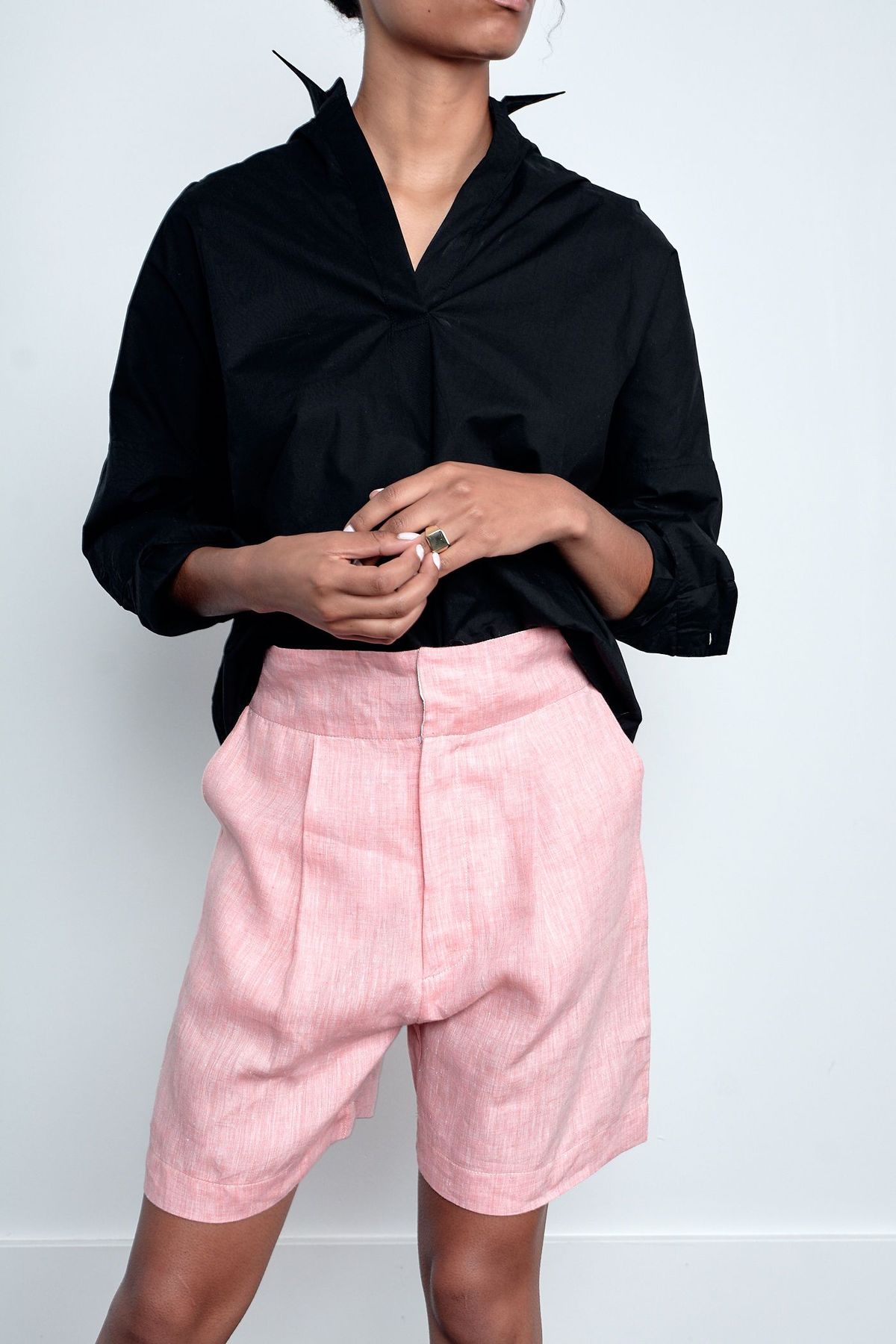 Van Palma Gabriella Short - Coral - Image 1 of 5