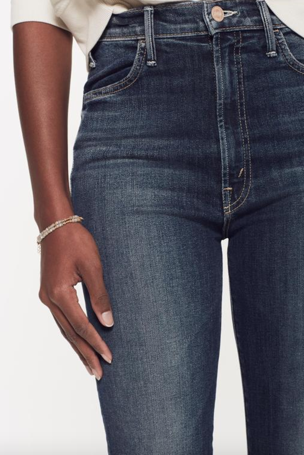 Mother Denim Hustler Ankle Fray - On The Edge Mother Denim Hustler Ankle Fray - On The Edge
