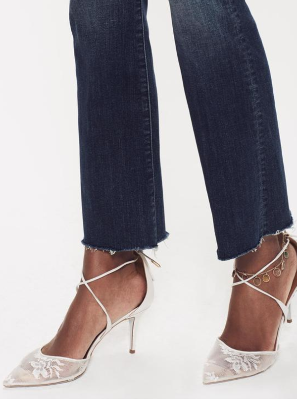 Mother Denim Hustler Ankle Fray - On The Edge Mother Denim Hustler Ankle Fray - On The Edge
