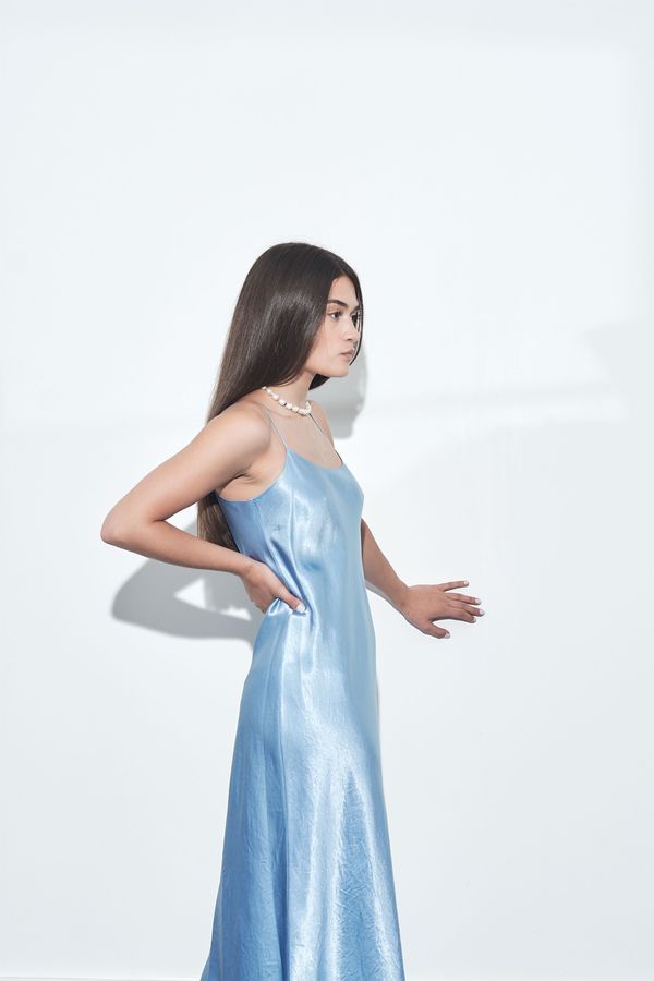 VINCE Satin Slip Dress - Palisades | Garmentory