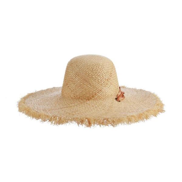 Brooklyn Hat Company raffia hat Woven Raffia Fedora Hat with Side Feather - Brooklyn Hat Co  main image 3