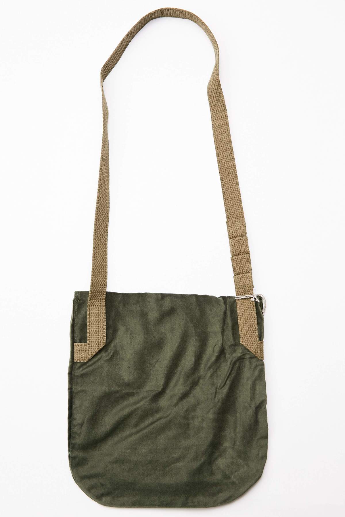Engineered Garments Cotton Velveteen Shoulder Pouch - Olive 
